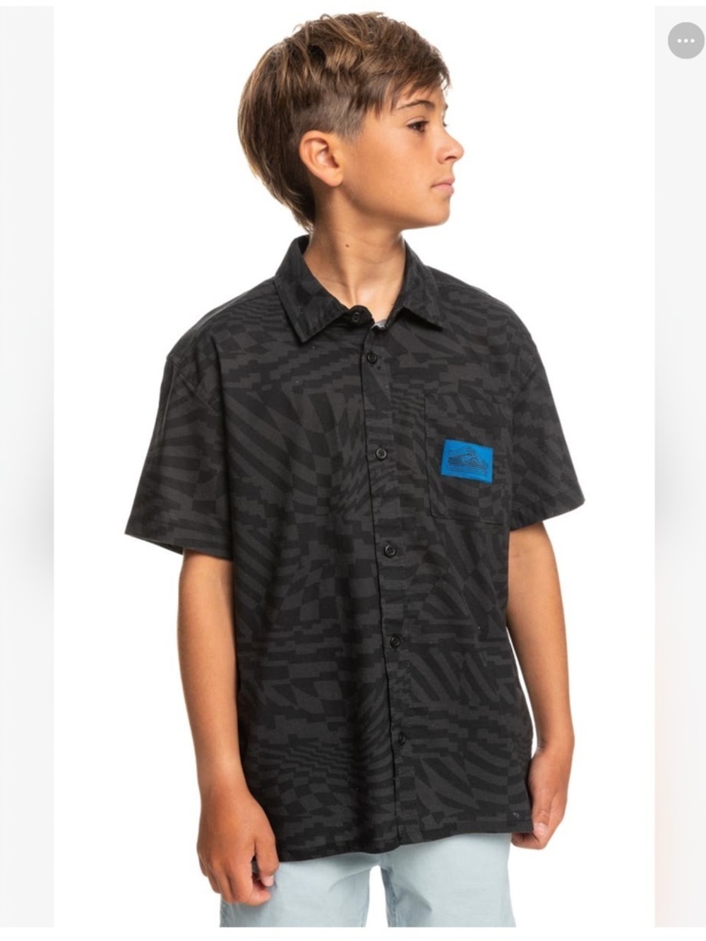 NEW Quicksilver Radical Times Surf Skate Boy’s Comfort Fit Shirt.  Medium